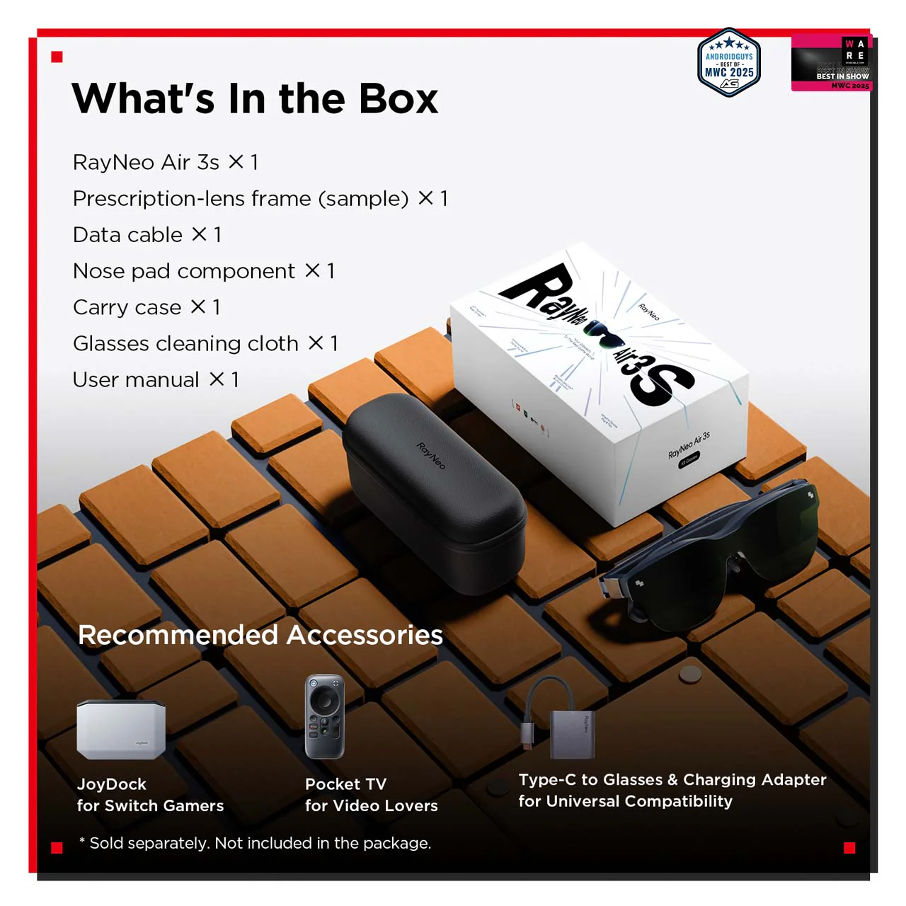 Air 3s AR Glasses : Your Essential 201" Portable Cinema for Movies & Games - Image 7