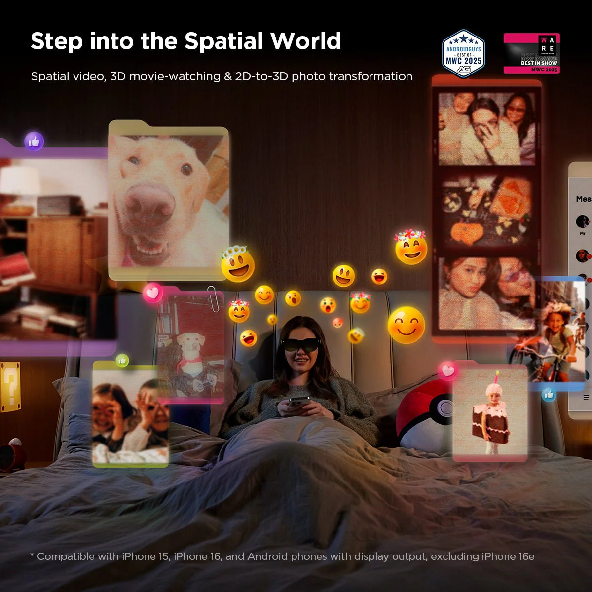 Air 3s AR Glasses : Your Essential 201" Portable Cinema for Movies & Games - Image 5