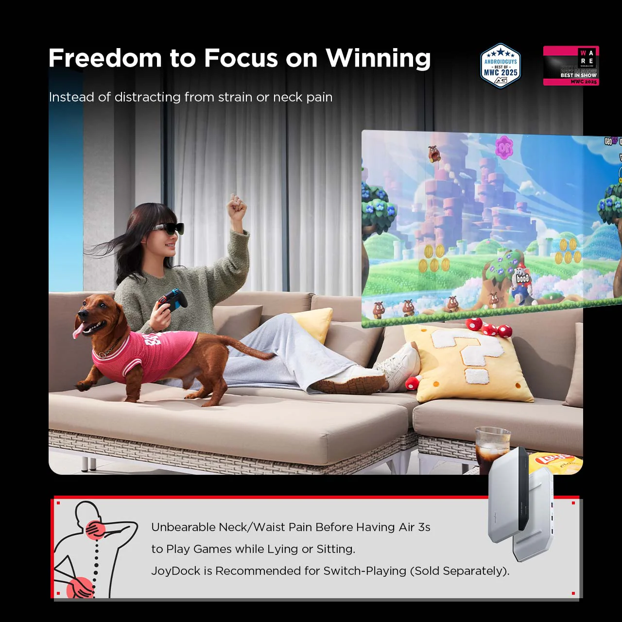 Air 3s AR Glasses : Your Essential 201" Portable Cinema for Movies & Games - Image 9