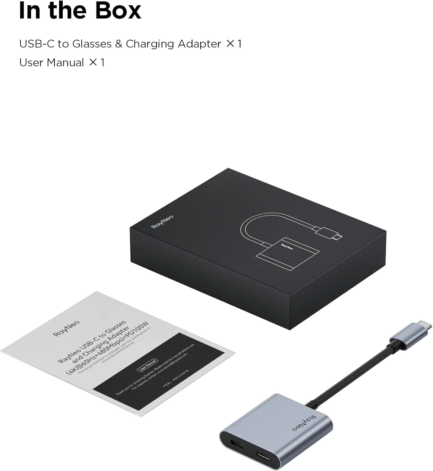 RayNeo USB-C to Glasses Charging Adapter - Image 7